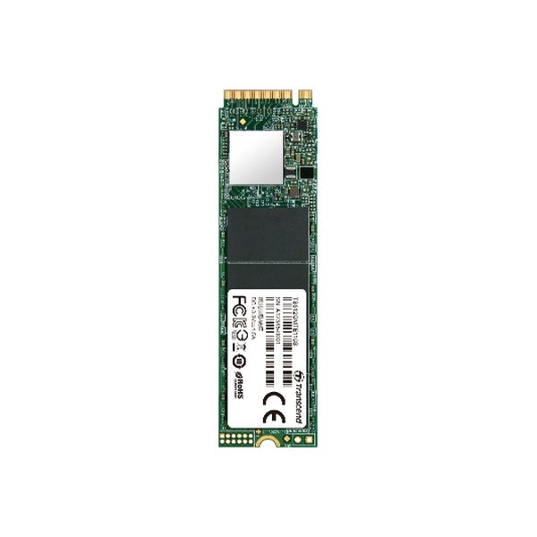 トランセンド 128GB M.2 2280 PCIe Gen3x4 3D TLC TS128GMTE110S 1個（直送品）