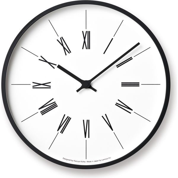 タカタレムノス Lemnos 掛け時計 電波時計 時計台の時計 直径305×奥行48ｍｍ ローマン KK17-13 B 1個（取寄品）