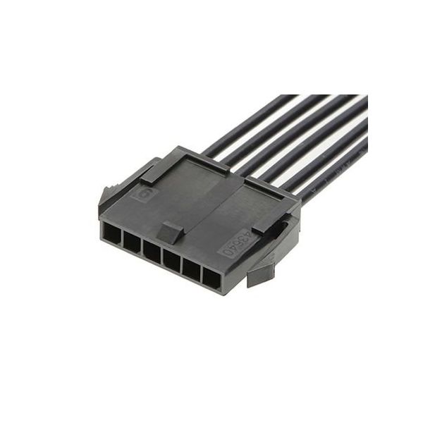 モレックス Molex コネクタ付リード線， コネクタ1極数:8， コネクタ1行数:1， 214752ー2081 1ロット(5個)（直送品）