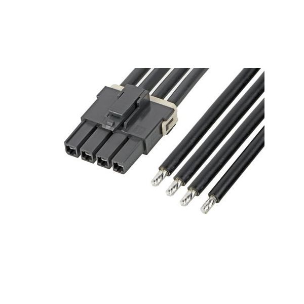 モレックス Molex コネクタ付リード線， コネクタ1極数:6， コネクタ1行数:1， 216400ー1063 1ロット(5個)（直送品）
