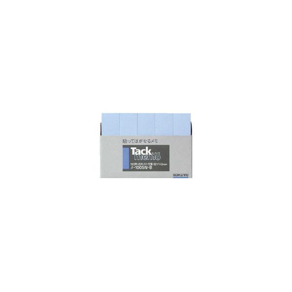 コクヨ（KOKUYO） タックメモ ふせん ミニサイズ 52×14.5 青 メ-1005N-B 1セット（7500枚：500枚×15パック）（直送品）