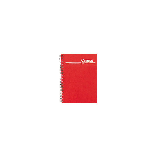 コクヨ ポケットノート（ツインリングとじ） 5号（A6） ノ-411R 1セット（900枚：60枚×15冊）（直送品）