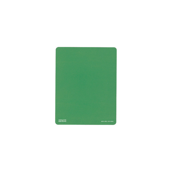 コクヨ（KOKUYO） マウスパッド ハードタイプ L 185X235Xt4mm 緑 EAM-PD101G 1セット（5枚入）（直送品）