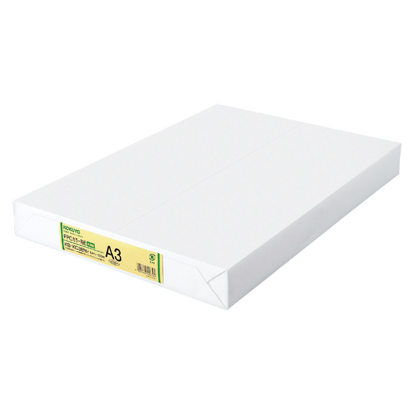コクヨ（KOKUYO） PPCカラー用紙（共用紙） 64g/m2 A3 500枚 黄 KB-KC38NY 1包（500枚入）（直送品）