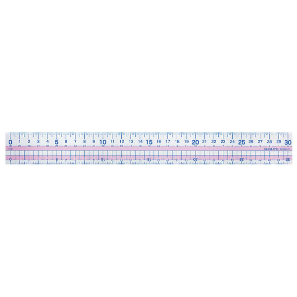 コクヨ（KOKUYO） 直線定規（再生PET樹脂製） 30cm目盛り ピンク GY-GBA111P 1セット（20本）（直送品）