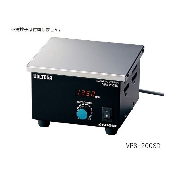 アズワン VOLTEGAパワースターラー(SUS天板)デジタルタイプ 200×200mm 出荷前点検検査書付 VPS-200SD 1個（直送品）