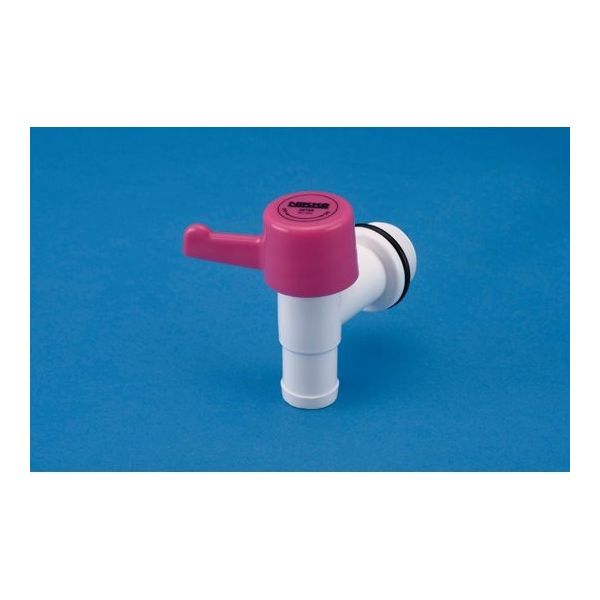 ニッコー・ハンセン テーパータンク・ジャー用レバーコック ピンク 1個 3209ー05 RC-20Aピンク 65-9171-59（直送品）