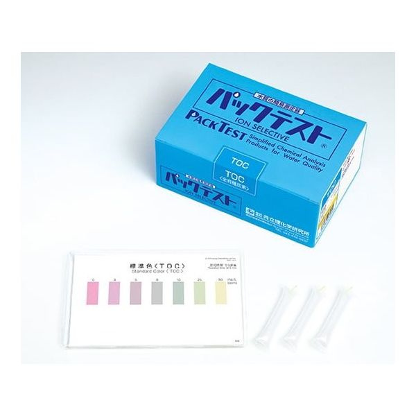 共立理化学研究所 パックテスト TOC 50回分 WAK-TOC 1箱 67-7066-79（直送品）
