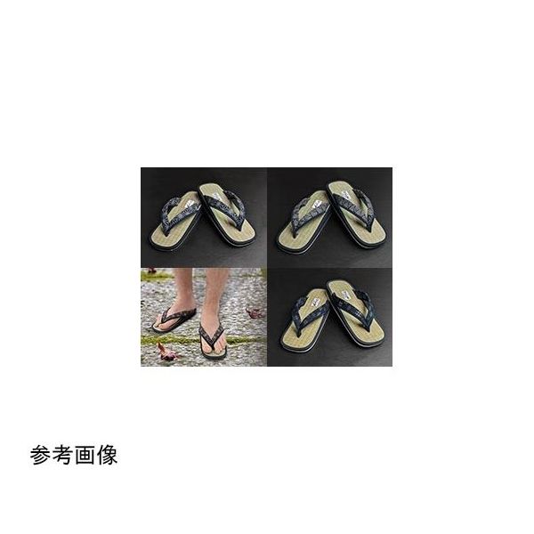 アイ・エス・エム 和柄たたみ草履 雪駄タイプ 紳士用 麻の葉