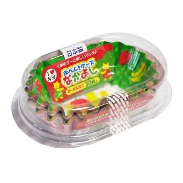 東洋アルミエコープロダクツ おべんとケース なかよし オーバルミニ 30枚入 65-5786-42 1個(30枚)（直送品）