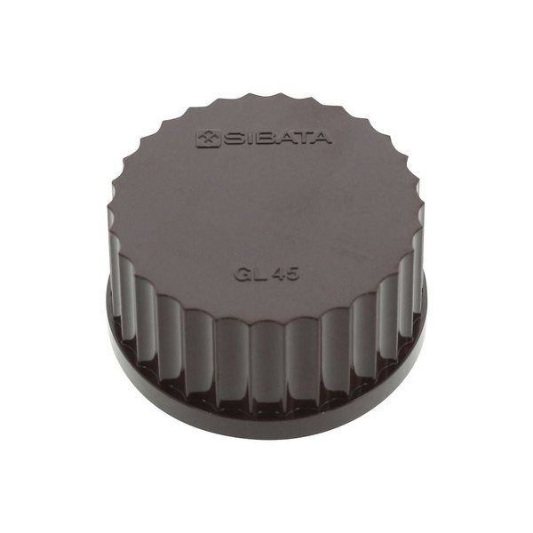 柴田科学 ねじ口びん赤キャップ GLー45 パッキンなし 1袋(10個入) 64-8272-48 1袋(10個)（直送品）