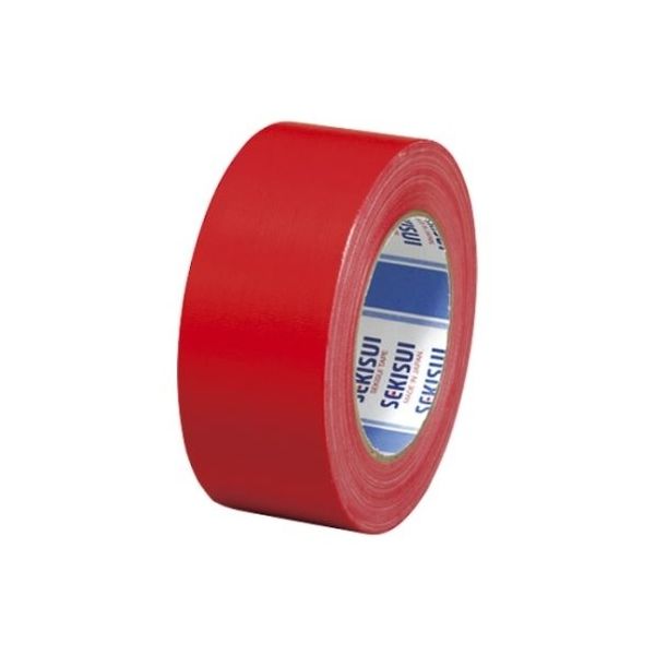 セキスイ カラー布テープ ハイグレード 赤 N60R03 1個 61-9327-56（直送品）