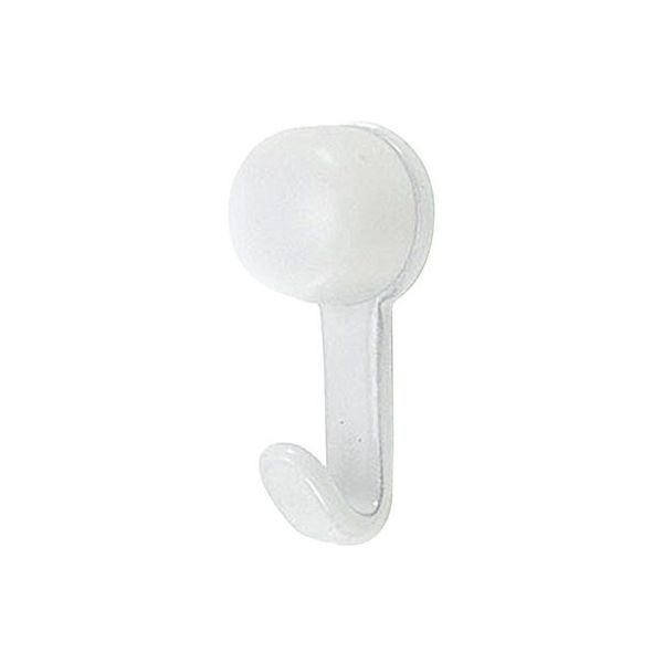 日軽産業 Jフック・ミニ ホワイト 2個入 MJ-018W 1セット(2個) 63-7912-22（直送品）