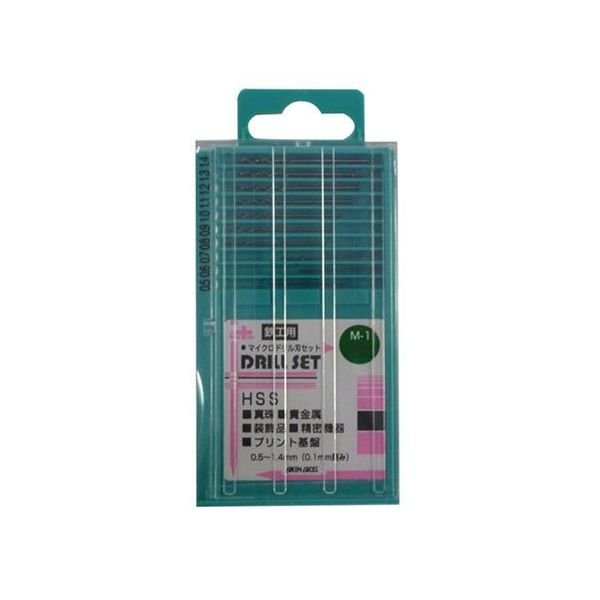 アークランズ マイクロドリル刃(10本セット) M-1 1セット 62-9951-36（直送品）