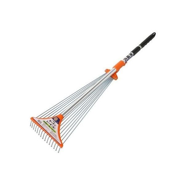 アークランズ W伸縮式 ガーデンレーキ 大 714148 1本 62-9950-53（直送品）
