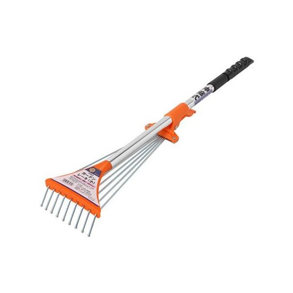 アークランズ W伸縮式 ガーデンレーキ 小 714149 1本 62-9950-54（直送品）