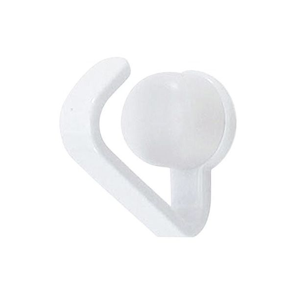 日軽産業 Jフック・セミトライアングル ホワイト 2個入 MJ-020W 1セット(2個) 63-7912-18（直送品）