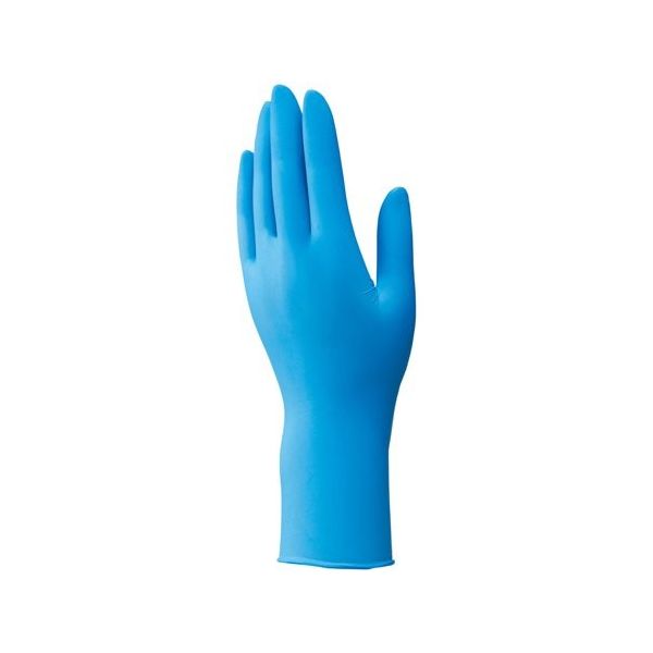 ダンロップホームプロダクツ 粉なしニトリル極うす手袋 100枚×20箱入 SS ブルー NS-480 1ケース(2000枚)（直送品）