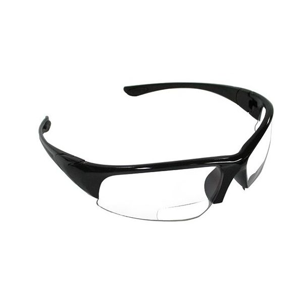 アークランズ セーフティグラス 収納袋付 1.5倍ルーペ付 クリアー GTSG50L 1個 64-3674-42（直送品）