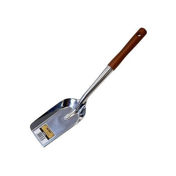 アークランズ ステンレス木柄炭十能 713005 1個 62-9956-18（直送品）