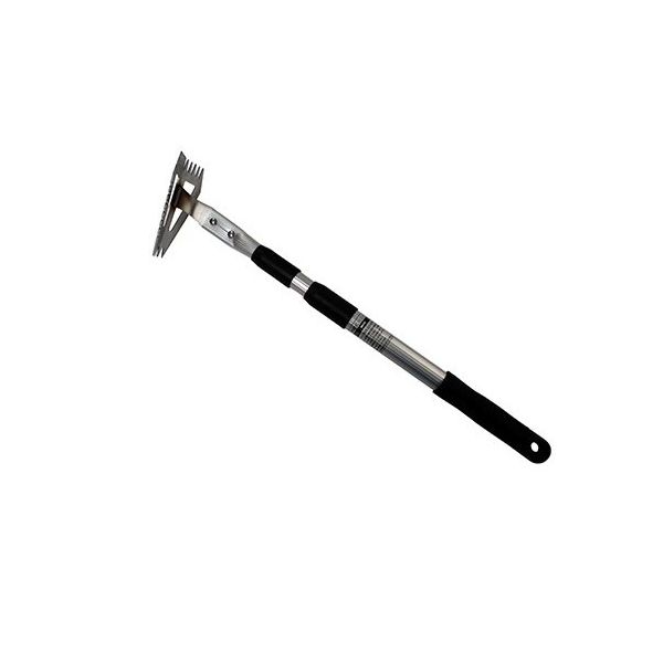 アークランズ CLUB.J 3段伸縮式 ステンレス製 草抜きホー 720118 1本 64-3673-72（直送品）