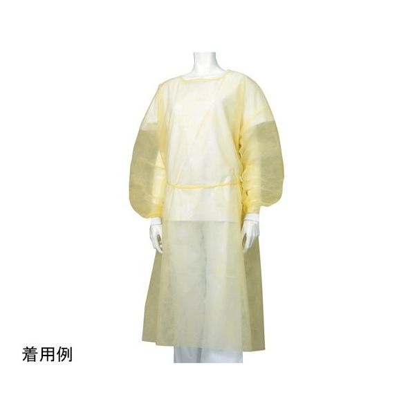 大衛 OWアイソレーションガウン イエロー カフ付#3 200枚入 40538 1ケース(200枚) 65-3348-47（直送品）