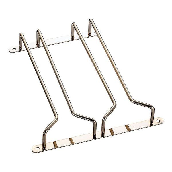 遠藤商事 金メッキ グラスハンガー 2連 16インチ 67-5753-39 1個（直送品）