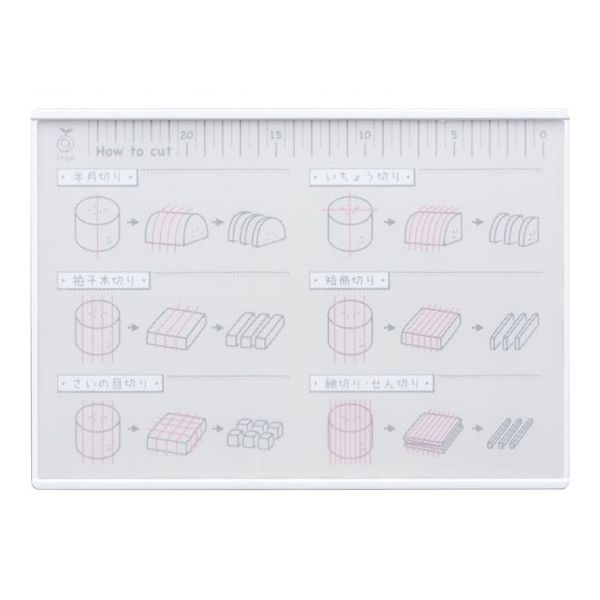 オークス 切り方がわかるカッティングボード LS1573 1個 67-5195-48（直送品）