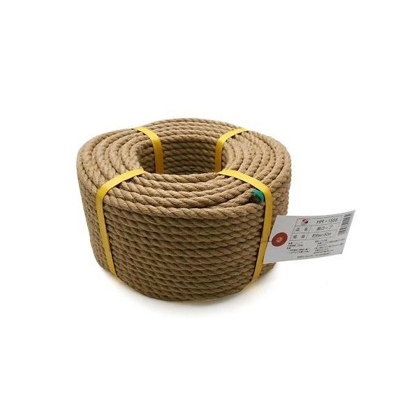 三友産業 麻ロープ 6×50mm HR-1558 1巻 64-5075-81（直送品）