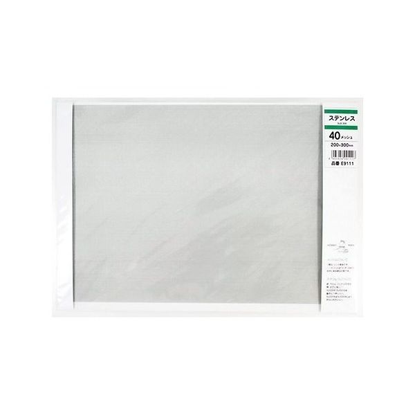 久宝金属製作所 メッシュ板 ステン 200mm×300mm E9111 1枚 63-7916-82（直送品）
