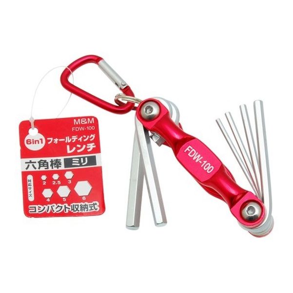 高儀 M&M FDレンチ 六角ミリ FDWー100 6本組 ミリ 1156115 1個 63-7070-35（直送品）