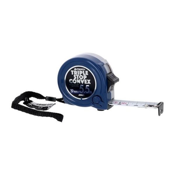 高儀 トリプルストップコンベックス 19mm×5.5m 64-6447-41 1個（直送品）