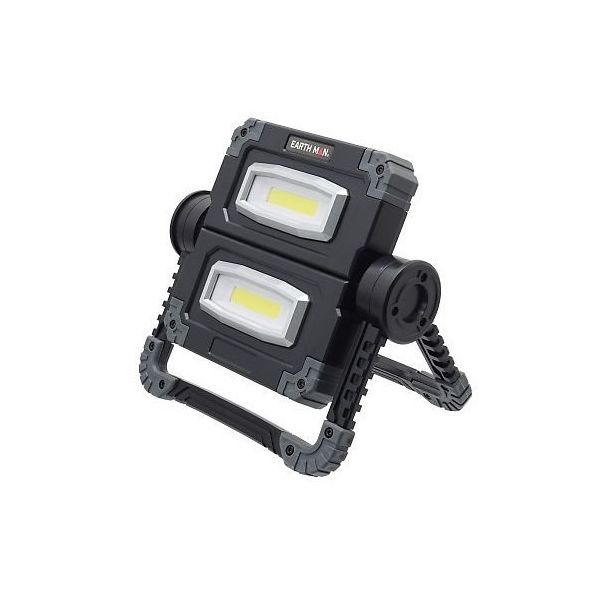高儀 EARTH MAN 乾電池式LEDダブルワークライト7W WLT-7CLWA 1個 64-4077-49（直送品）