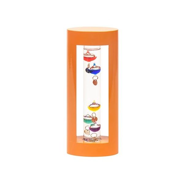 アズワン ガリレオ温度計 木枠オレンジ18 63-4216-71 1個（直送品）