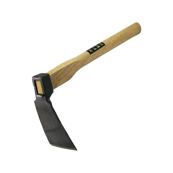 マルト大橋木工所 手打鍛造 片手鍬 バチ 大 390mm柄 13343 1個 63-5446-63（直送品）