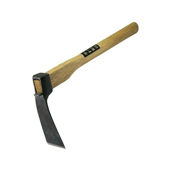 マルト大橋木工所 手打鍛造 片手鍬 バチ 小 390mm柄 13344 1個 63-5446-64（直送品）