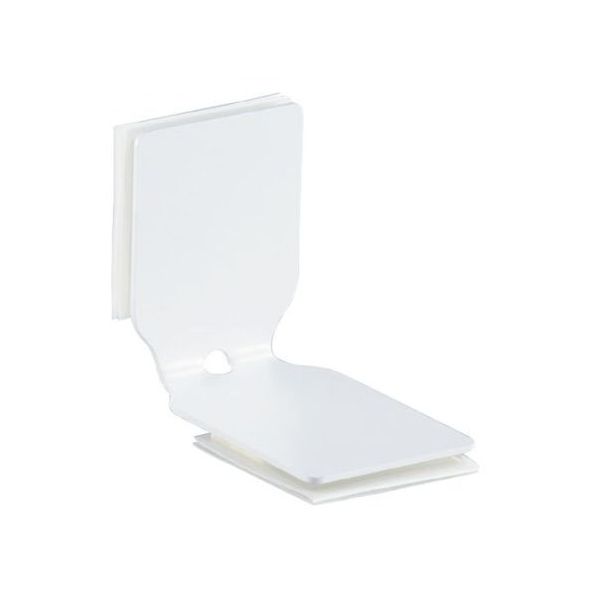 シロクマ 耐震金具L形50オフホワイト EP100 1個 61-9563-81（直送品）