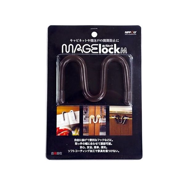 日本化線 自遊自在 曲げロックM チョコ ML-M23 1個 63-7940-36（直送品）