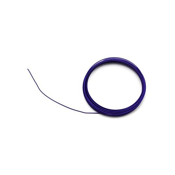 日本化線 デザインワイヤー 自遊自在 wire COLOR グレープ 0.9φmm×5m 63-7940-23 1巻（直送品）