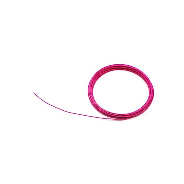 日本化線 デザインワイヤー 自遊自在 wire COLOR ローズ 0.9φmm×5m 63-7940-27 1巻（直送品）