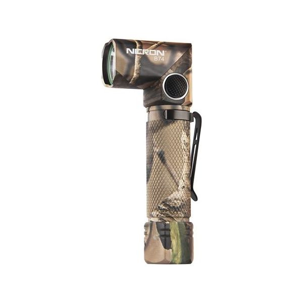 ニクロン 首振りポケットLEDライト 充電池乾電池兼用 B74camo 1個 65-2079-79（直送品）