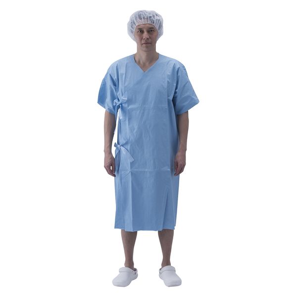 ホギメディカル 使い捨ての患者用ガウン 24924301 KG-11(50マイイリ)フリー 1箱(50入)（直送品）