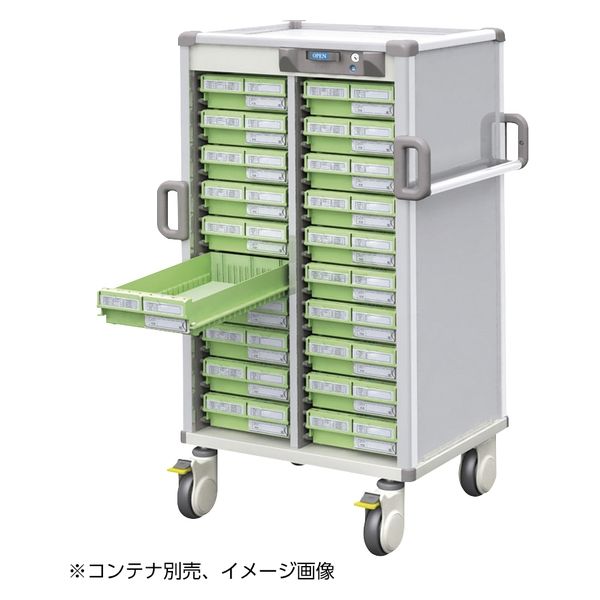 河淳 Nカート与薬ロング 3列10段 25226802KAWAJUN MCR379HT(ホワイト) 1台 25226802（直送品）