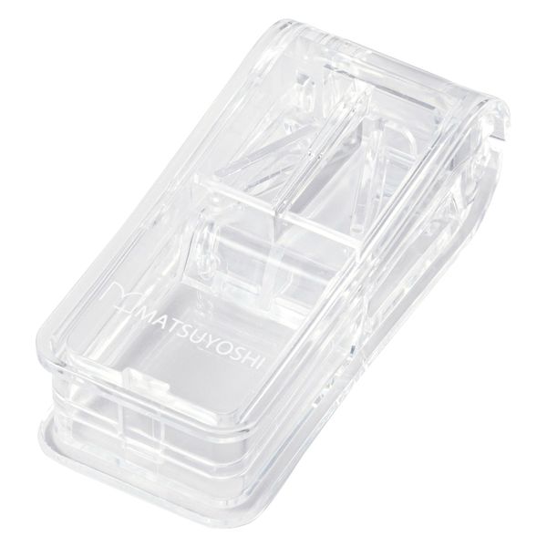 松吉医科器械 マツヨシ錠剤カッター 24333302 マツヨシ MY-8100C(クリアー) 1個（直送品）