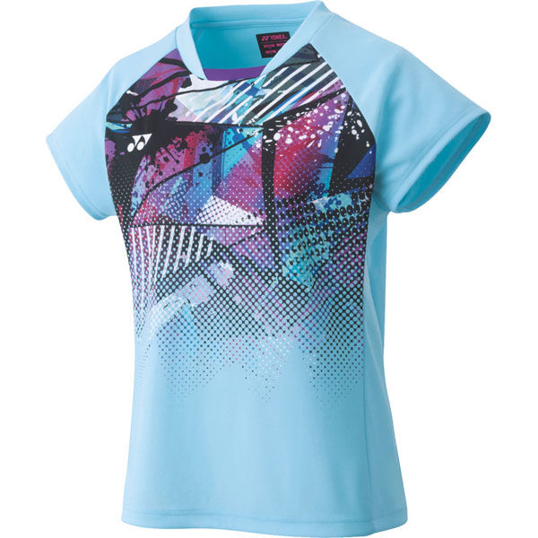 Yonex(ヨネックス) テニス ゲームウェア ゲームシャツ L アクアブルー 20722 1枚（直送品）