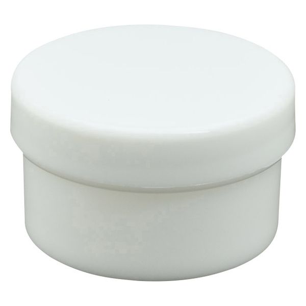 浅井商事 プラ壷 24810002 白 20ML(100コイリ) 1箱(100入)（直送品）