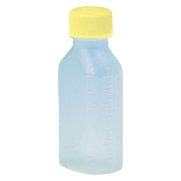 サンケミカル サンケミ 1型投薬瓶 60mL 凸凹目盛り 25282601 キャップ色：黄 10002（60CC）200ホン 1箱（200入）（直送品）