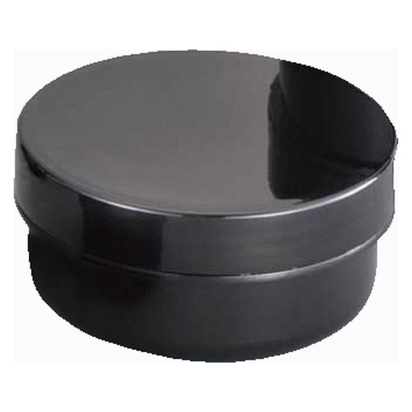 馬野化学容器 UG軟膏壷(オールブラック) 24810104 3-55(58ML)100イリ 1箱(100入)（直送品）