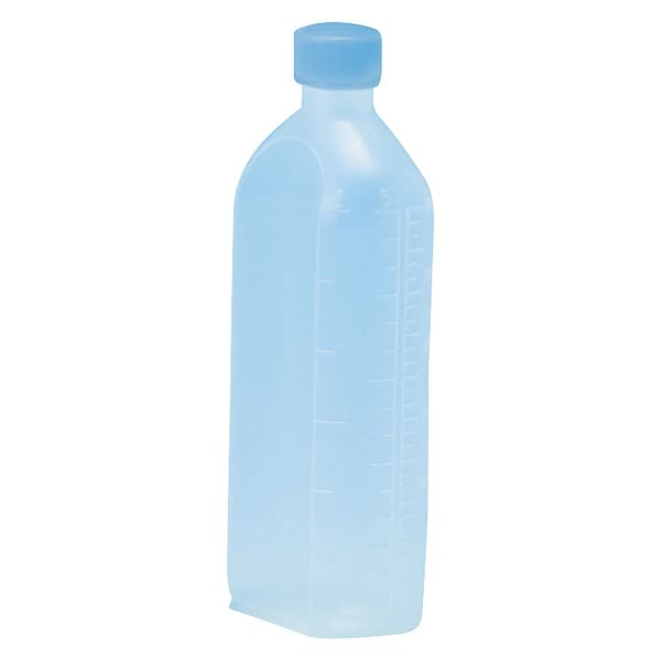 サンケミカル サンケミ 1型投薬瓶 300mL 凸凹目盛り 25282605 キャップ色：青 10006（300CC）50ホン 1箱（50入）（直送品）