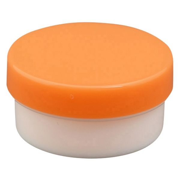 浅井商事 プラ壷 24810001 オレンジ 10ML(100コイリ) 1箱(100入)（直送品）